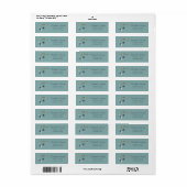 Kerstboomtakversieringen etiket (Full Sheet)