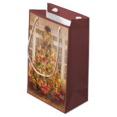 kerstboomtas klein cadeauzakje (Achterkant Gekanteld)