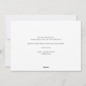 kerstboomvakantie aankondiging (Achterkant)