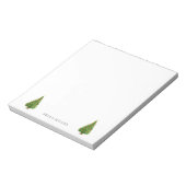 kerstboomvakantie Briefpapier winterblocnote Notitieblok (Gedraaid)