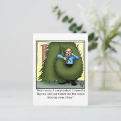 kerstboomvakantie Humor Briefkaart (Staand voorkant)