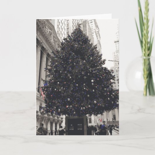  kerstboomvakantie kaart (Voorkant)