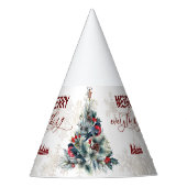 kerstboomvakantie wil monogram feesthoedjes (Voorkant)