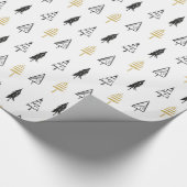 kerstboomvariëteit - Wit Cadeaupapier (Hoek)