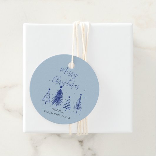 kerstboomvector kerst bedankjes labels (In situ)