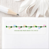 Kerstboomverlichting Adres Mailing Labels (Insitu)