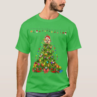kerstboomverlichting Akita Dog Gift Lover T-shirt