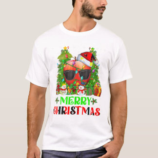 Kerstboomverlichting Familie T-shirt