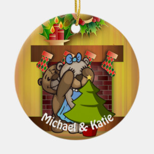 kerstboomverrassing keramisch ornament