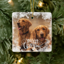 kerstboomversiering Bevroren foto