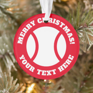 kerstboomversiering cadeau voor tennisspeler ornament
