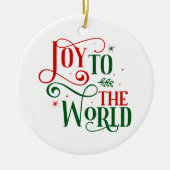 kerstboomversiering keramisch ornament (Voorkant)