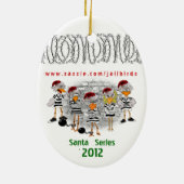 Kerstboomversiering Keramisch Ornament (Achterkant)