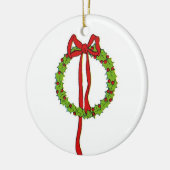 kerstboomversiering keramisch ornament (Links)