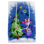 kerstboomversiering medium cadeauzakje (Achterkant)