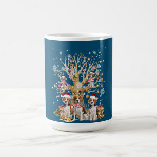 kerstboomversiering voor beagle Hondenliefhebber Koffiemok