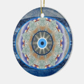 kerstboomversiering voor de bescherming van "boze keramisch ornament (Links)