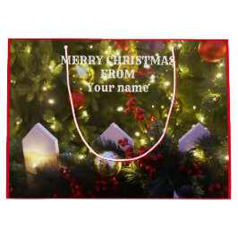 kerstboomversieringen groot cadeauzakje