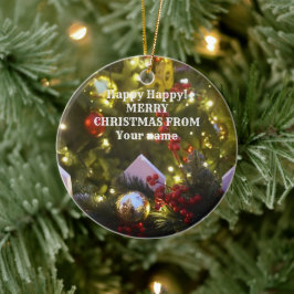 kerstboomversieringen keramisch ornament