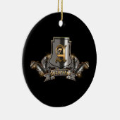 kerstboomversieringen keramisch ornament (Rechts)