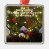 kerstboomversieringen metalen ornament (Voorkant)