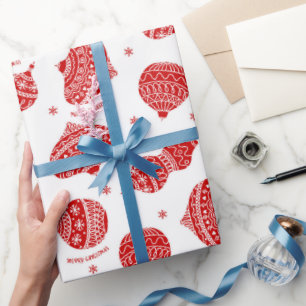 Kerstboomversierpatroon Cadeaupapier