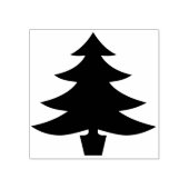 kerstboomvorm 	rubberstempel (Afrduk)