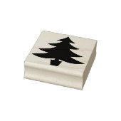 kerstboomvorm 	rubberstempel (Stempel)