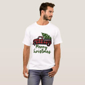 kerstboomwagen t-shirt (Voorkant volledig)