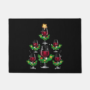Kerstboomwijn Deurmat