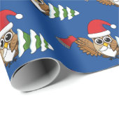 kerstboomwortel met Ax en Snowy Pine Tree Cadeaupapier (Rol Hoek)