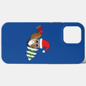 kerstboomwortel met Ax en Snowy Pine Tree Case-Mate iPhone Case (Achterkant (horizontaal))