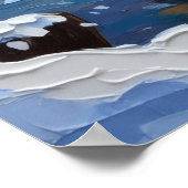 Kerstboot Vakantie voor Cockapoo Poster (Hoek)