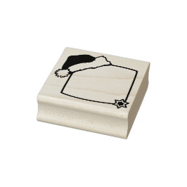 kerstbord met Pet voor kerstbedekking en Star Rubberstempel