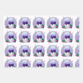 kerstborreltheezakpapier inpakpapier vel (Voorkant 2)