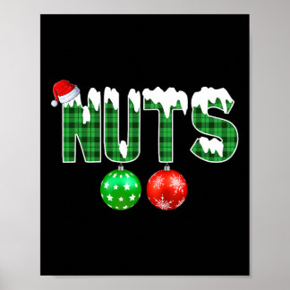 Kerstborstnoten Leuk voor Koppel Borstnoot Poster