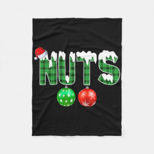 Kerstborstnoten Matching Fun Kerst Koppels Borstno Fleece Deken