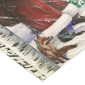 Kerstbos Bezoeker Tablerunner Korte Tafelloper (Hoek)