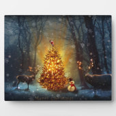 Kerstbos. Fotoplaat (Voorkant)