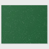 Kerstbos Groen met witte sneeuw Cadeaupapier (Vlak)