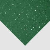 Kerstbos Groen w / witte sneeuw Tissuepapier (Detail)