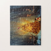 Kerstbos. Legpuzzel (Verticaal)