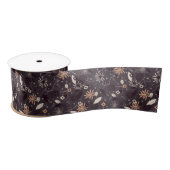 Kerstbos op donkerbruin lint (Spoel)