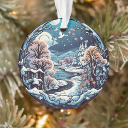 Kerstbos Wonderland hangend ornament