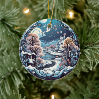 Kerstbos Wonderland hangend ornament