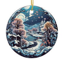 Kerstbos Wonderland hangend ornament