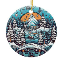 Kerstbos Wonderland hangend ornament