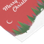 KerstBossen Scene Table Runner Korte Tafelloper (Hoek)