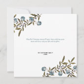 Kerstbotanische bells Holiday Foto (Achterkant)