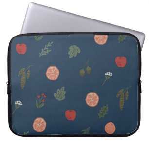 Kerstbotanische, naadloze , mooie pat laptop sleeve